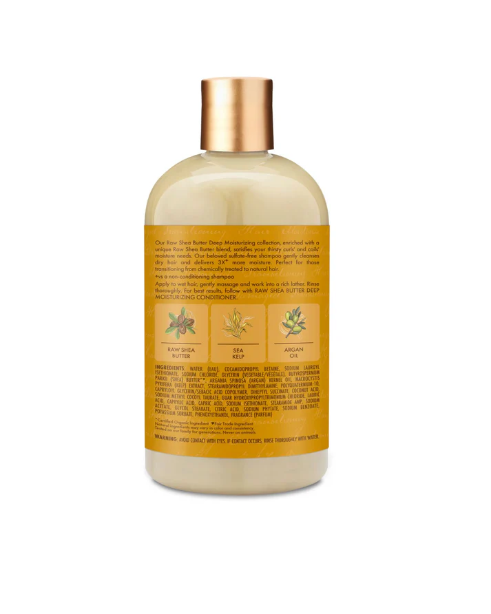 Shea Moisture Raw Shea Butter Deep Moisturizing Shampoo 384ml thumbnail 2